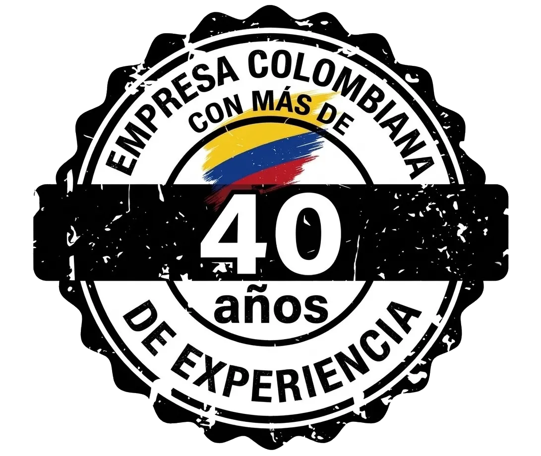Empresa colombiana con más de 40 años de experiencia