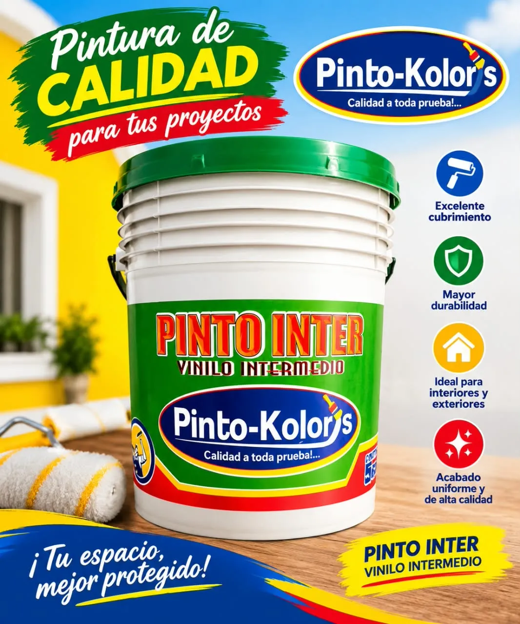 Tipo Intermedio — Pinto Kolors, Vinilos disponible en Soacha